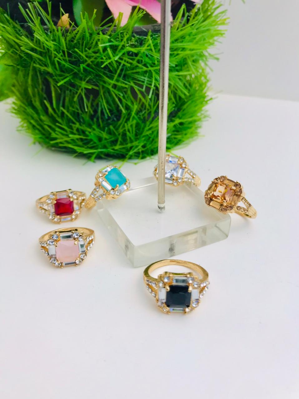 Jewelry rings with small stones and unique designs - CH. SON'S JEWELER