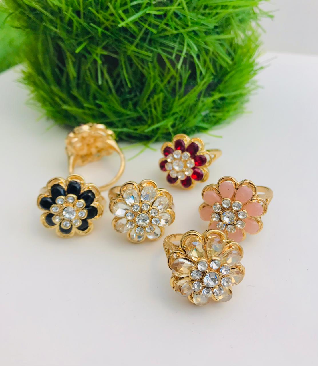 Jewelry rings with small stones and unique designs - CH. SON'S JEWELER