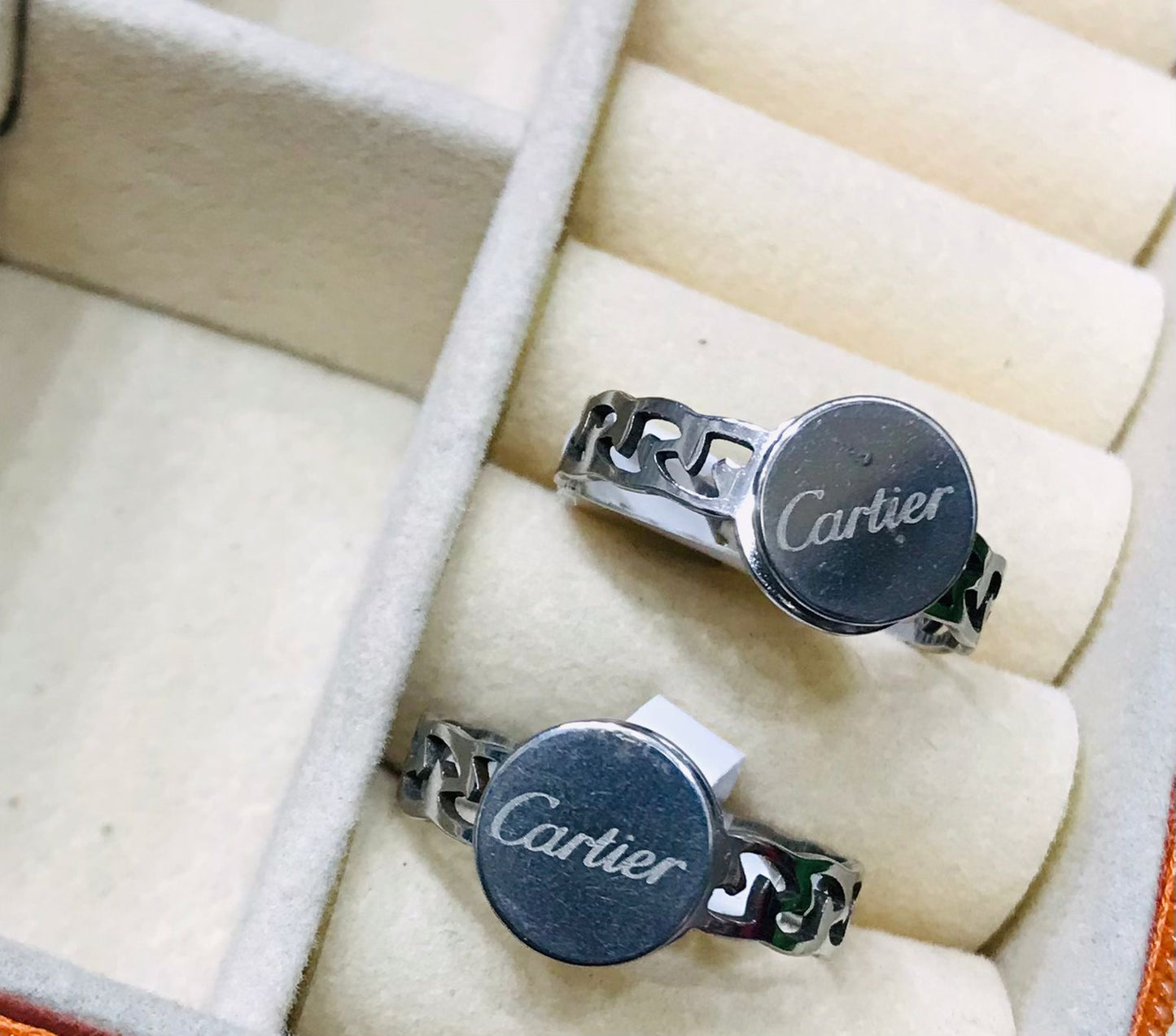 fancy rings with small stones and unique designs - CH. SON'S JEWELER