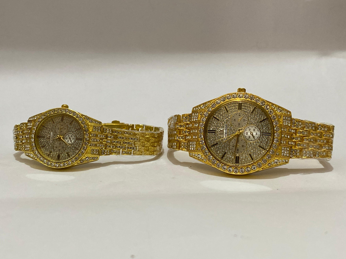 Luxury Stain Less Chain Couple Watch