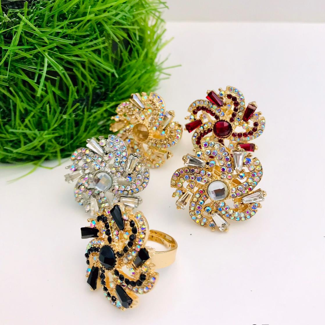 Jewelry rings with small stones and unique designs - CH. SON'S JEWELER