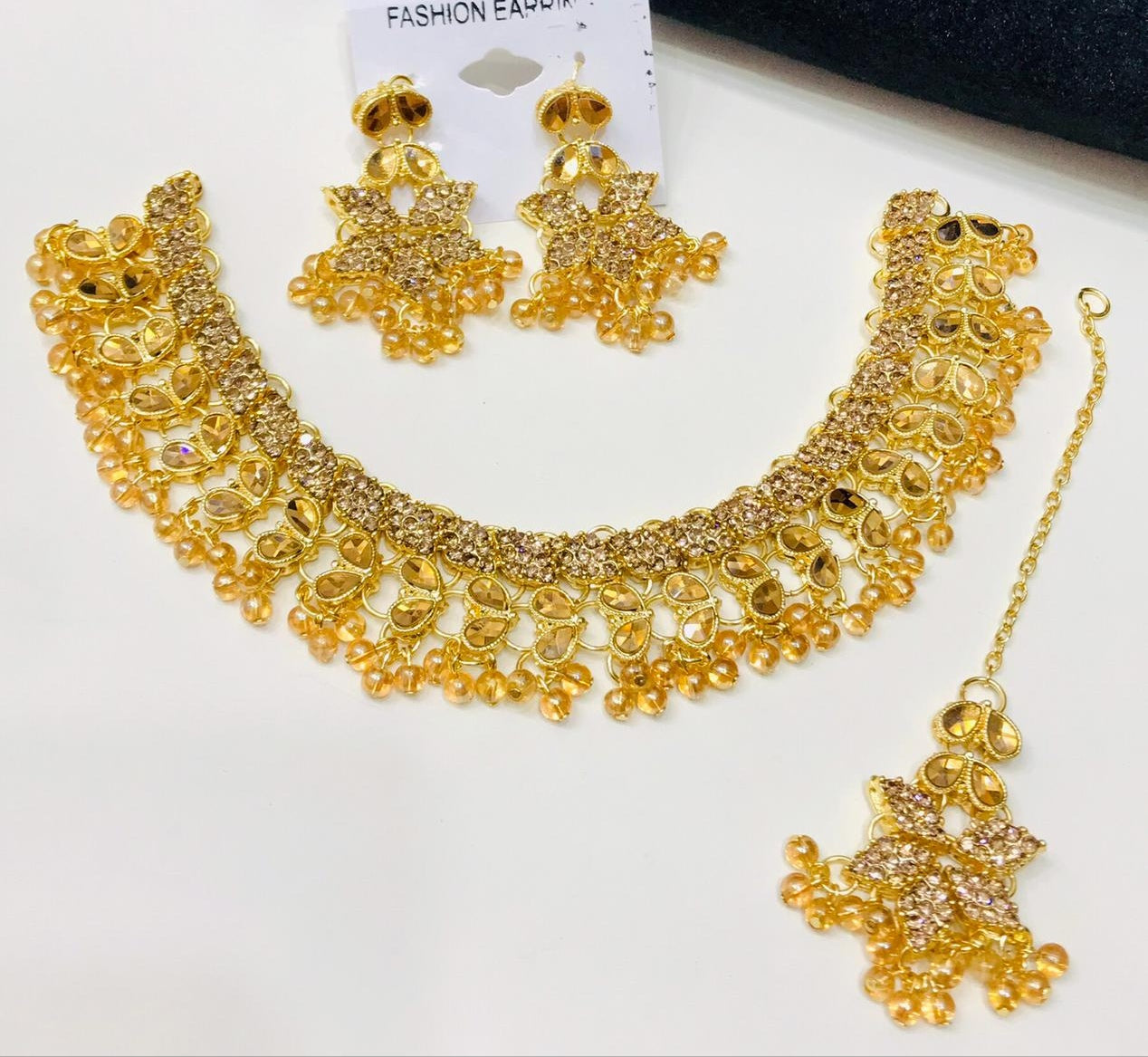 Woman goldplated Bridel Jewelry Set - CH. SON'S JEWELER