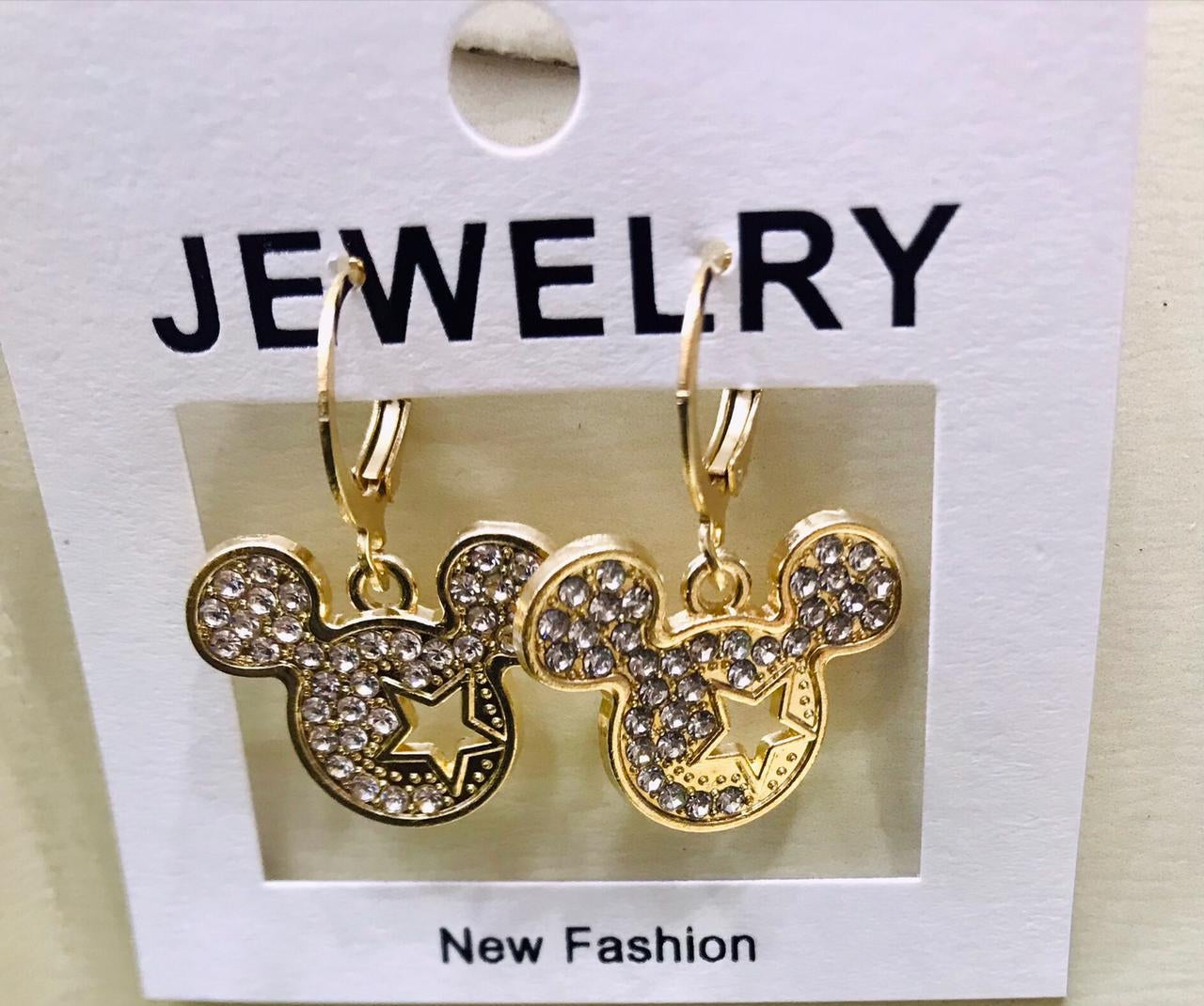 Fancy Earring sparkling stones - CH. SON'S JEWELER