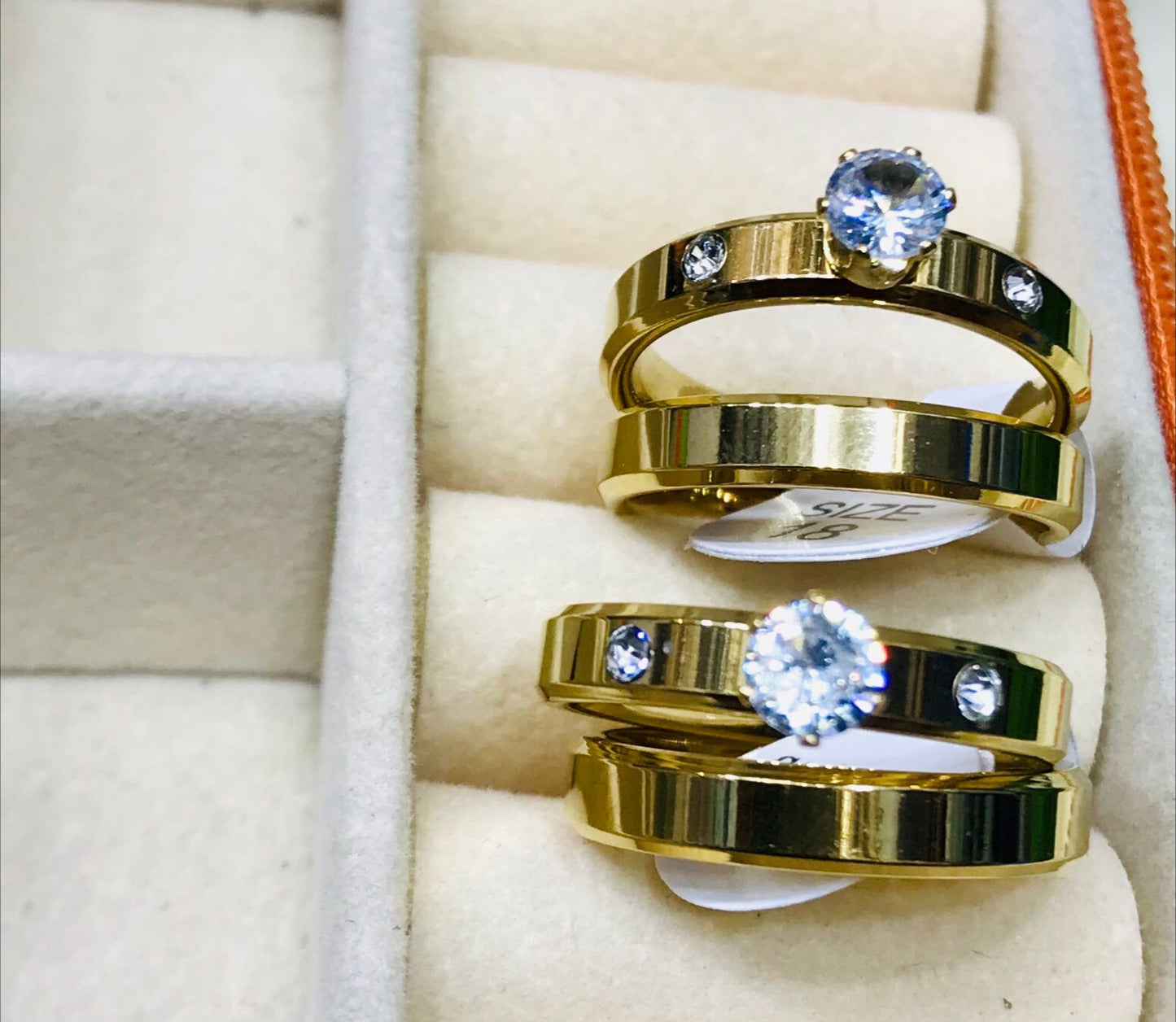 Jewelry rings with small stones and unique designs - CH. SON'S JEWELER