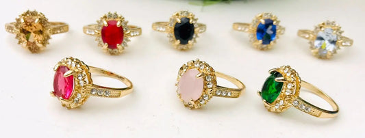 Jewelry rings with colored stones and unique designs - CH. SON'S JEWELER