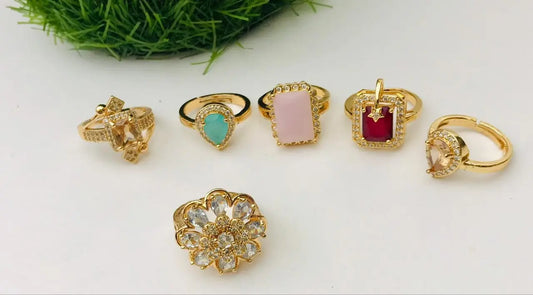 Jewelry rings with colored stones and unique designs - CH. SON'S JEWELER