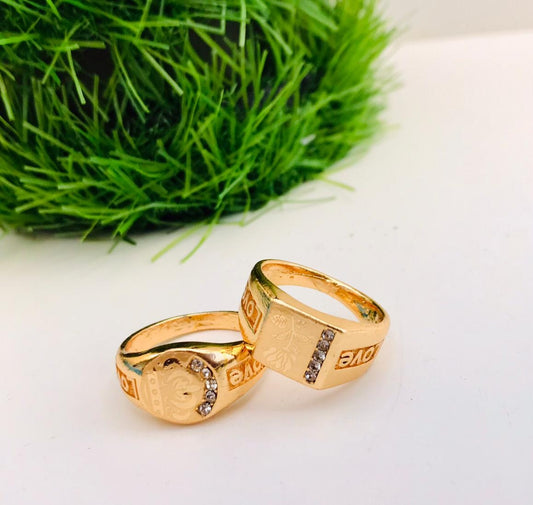 Man rings with small stones and unique designs - CH. SON'S JEWELER
