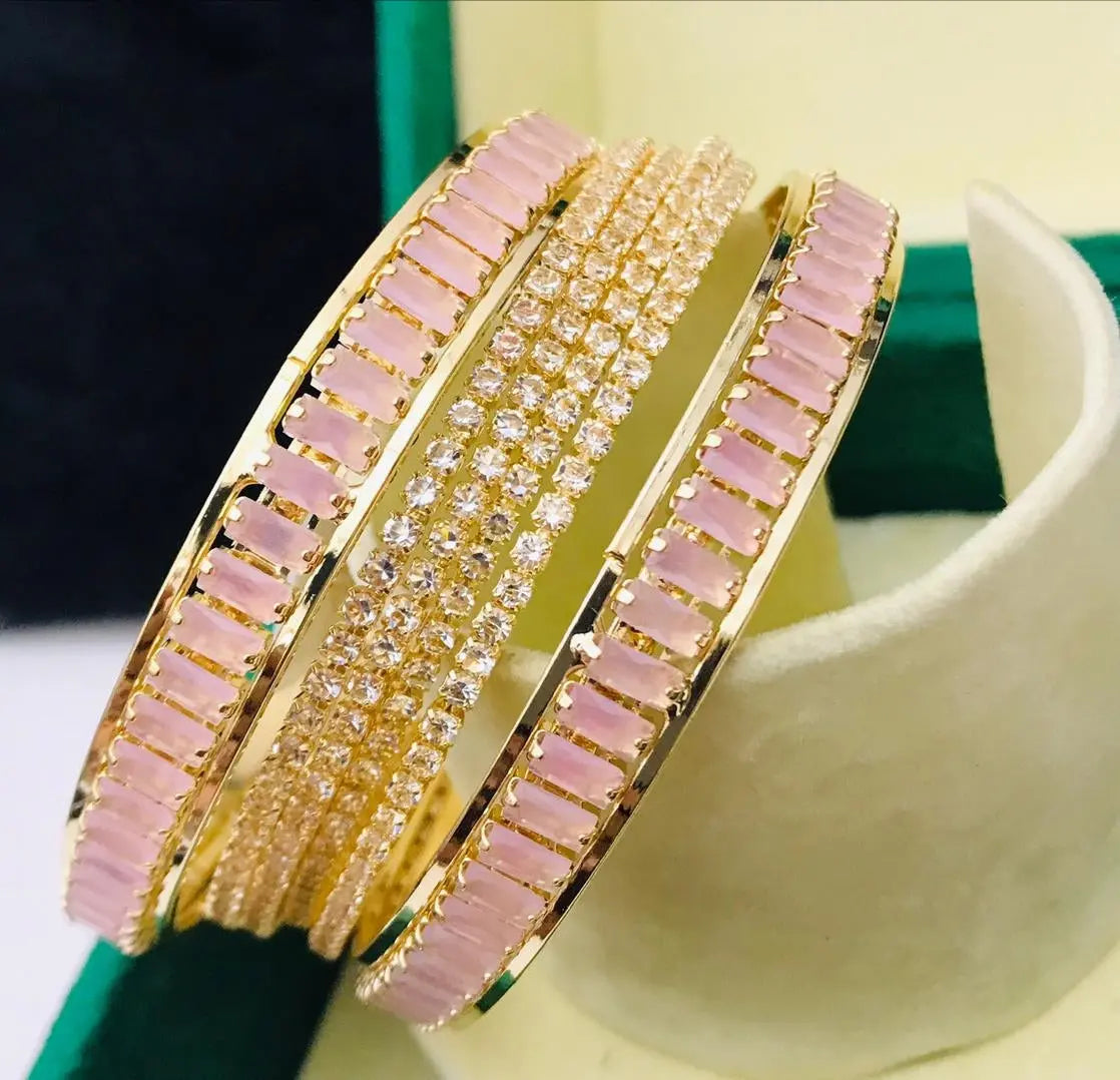 One CRT Bangles featuring colorful stones - CH. SON'S JEWELER