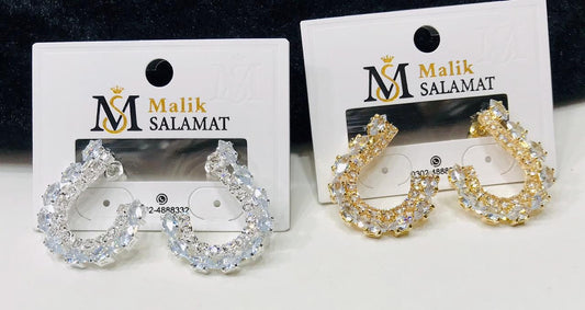 woman fancy earrings - CH. SON'S JEWELER