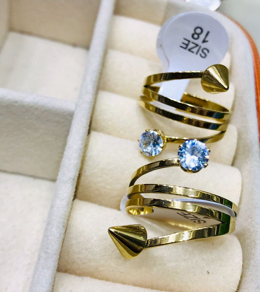 Jewelry rings with small stones and unique designs - CH. SON'S JEWELER